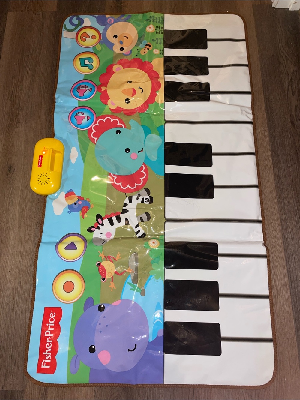 Fisher-Price Rainforest Dancin Tunes 4 Feet Of Musical Fun Step On Keyboard